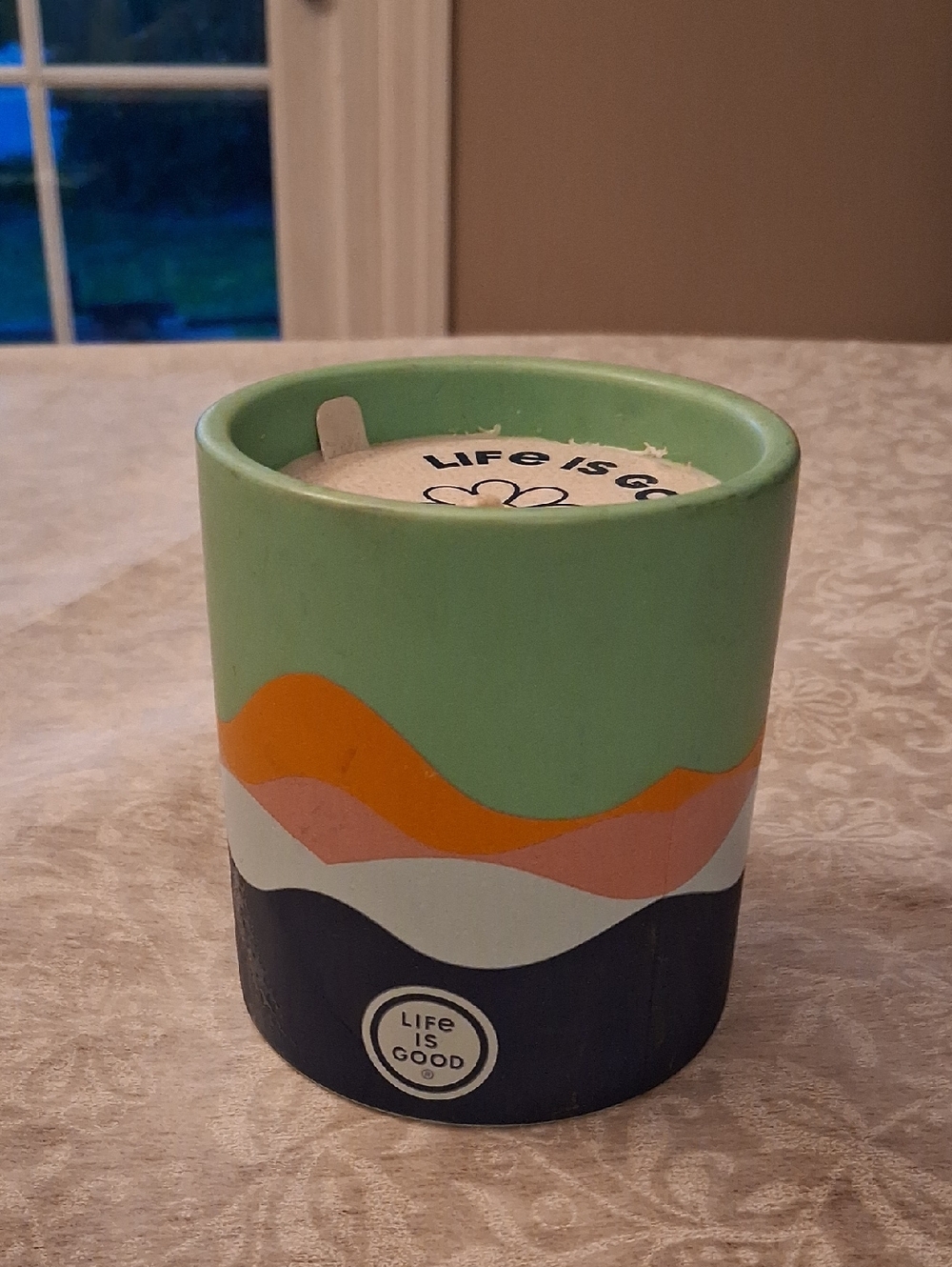 Life Is Good Candle 12oz. Sea Spray Musk